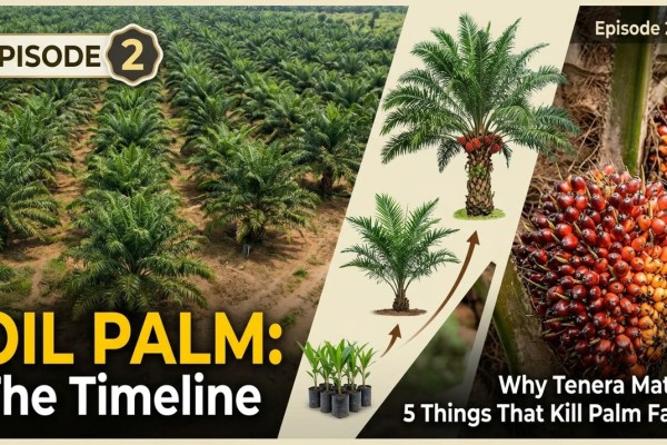 One Acre of Oil Palm, Year by Year: From Nursery to a 30-Year Harvest